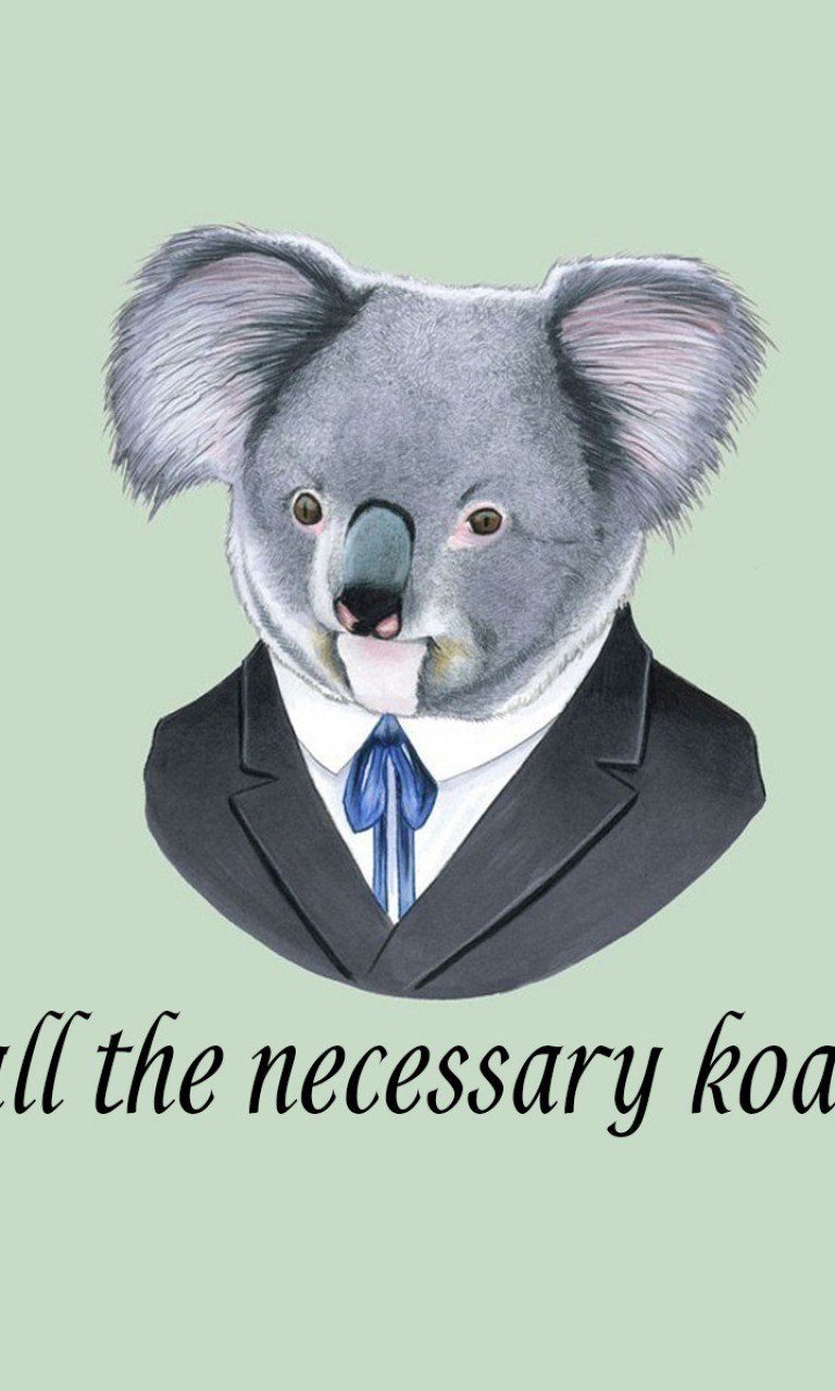 Удивленная коала