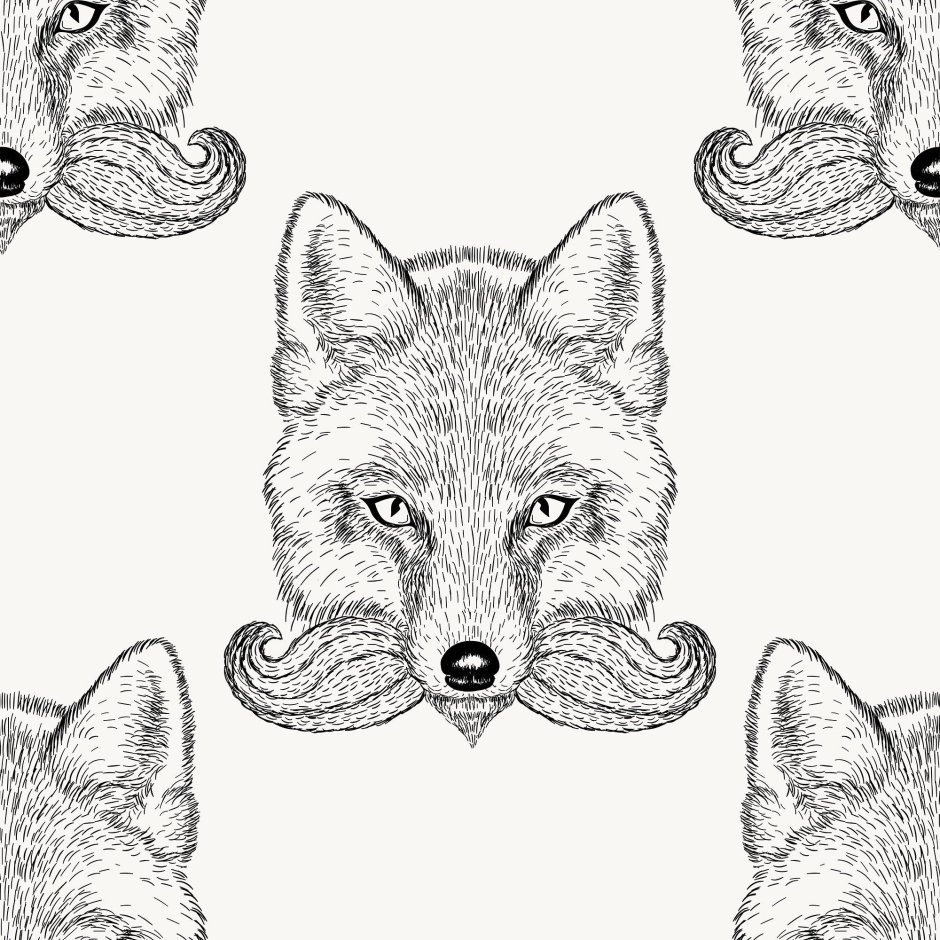 Лиса с бородой