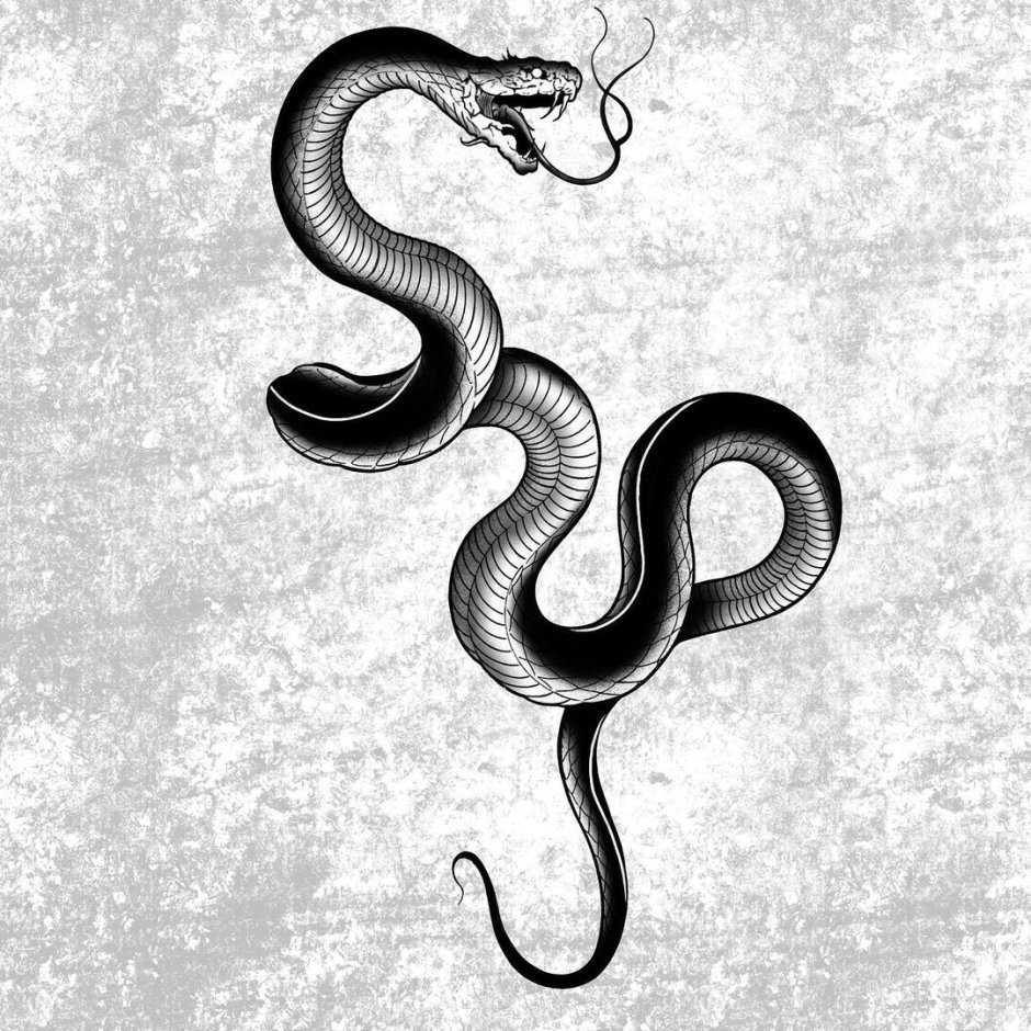 Фиолетовая змея