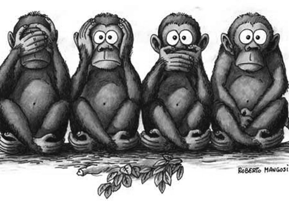 Три Мудрые обезьяны