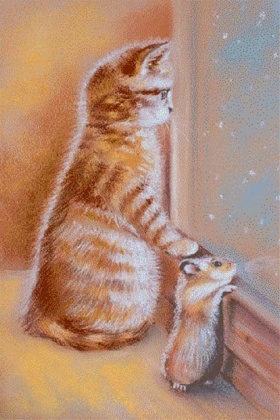 Художник Логинова Аннет зима