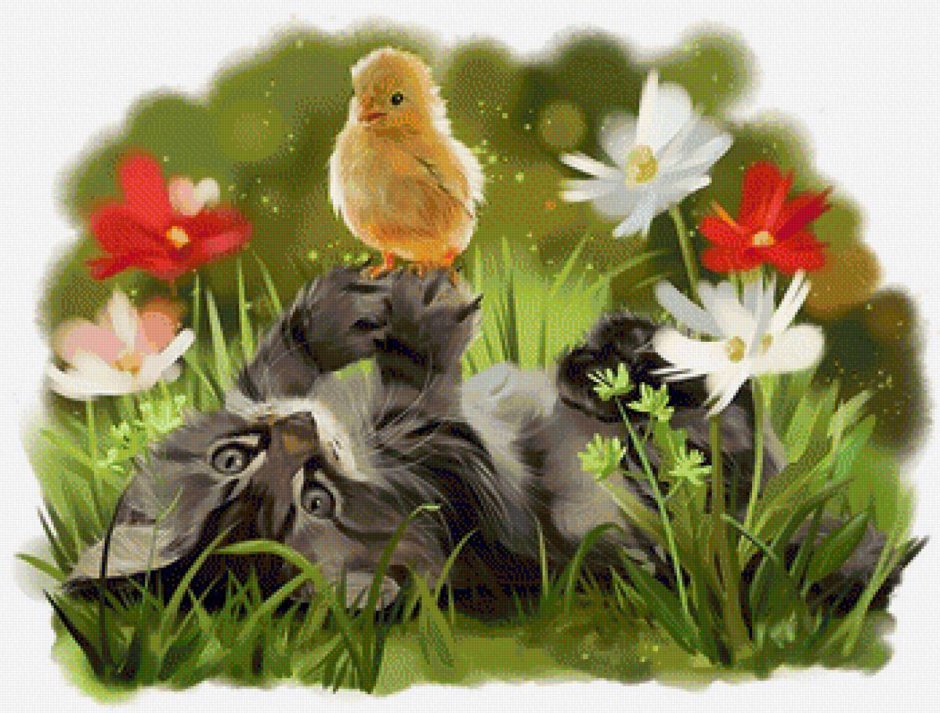 Цифровой художник Лорри Kajenna Кайенна коты