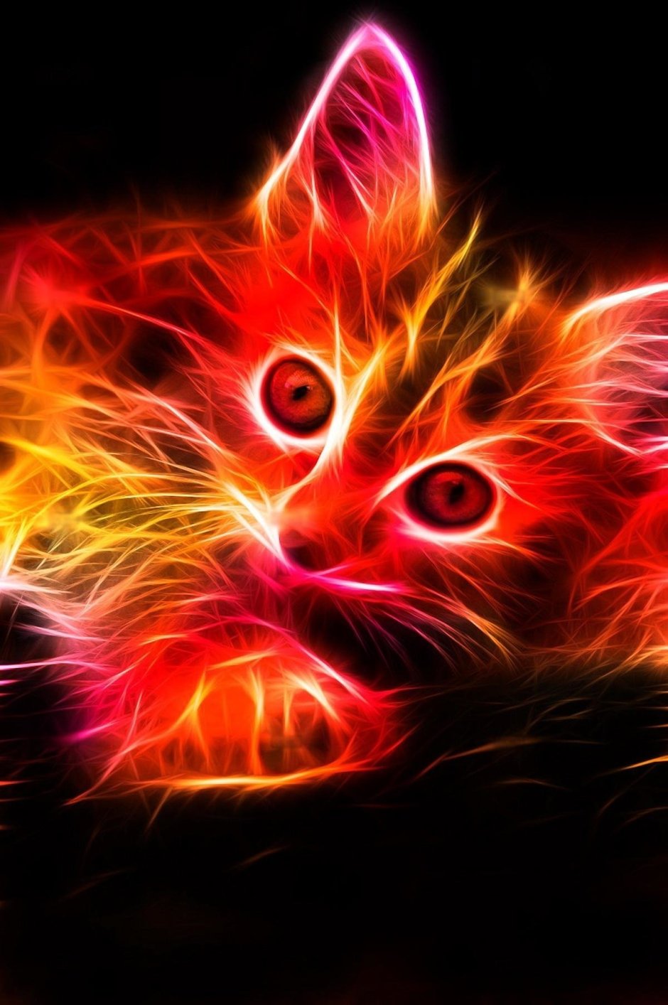 Огненная кошка