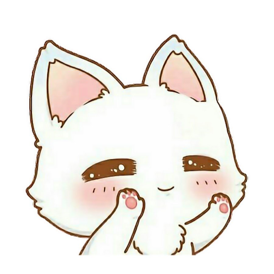 Милый котик аниме