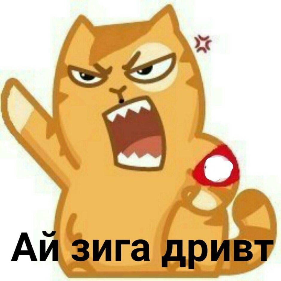 Стикеры ВК кот персик