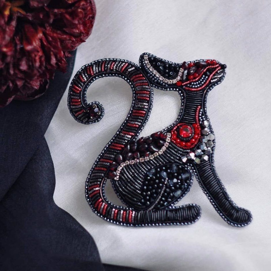 Котик из полимерной глины