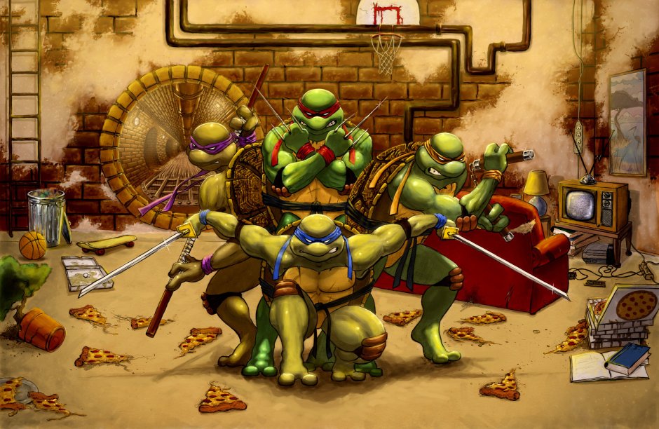 TMNT 2003 Микеланджело