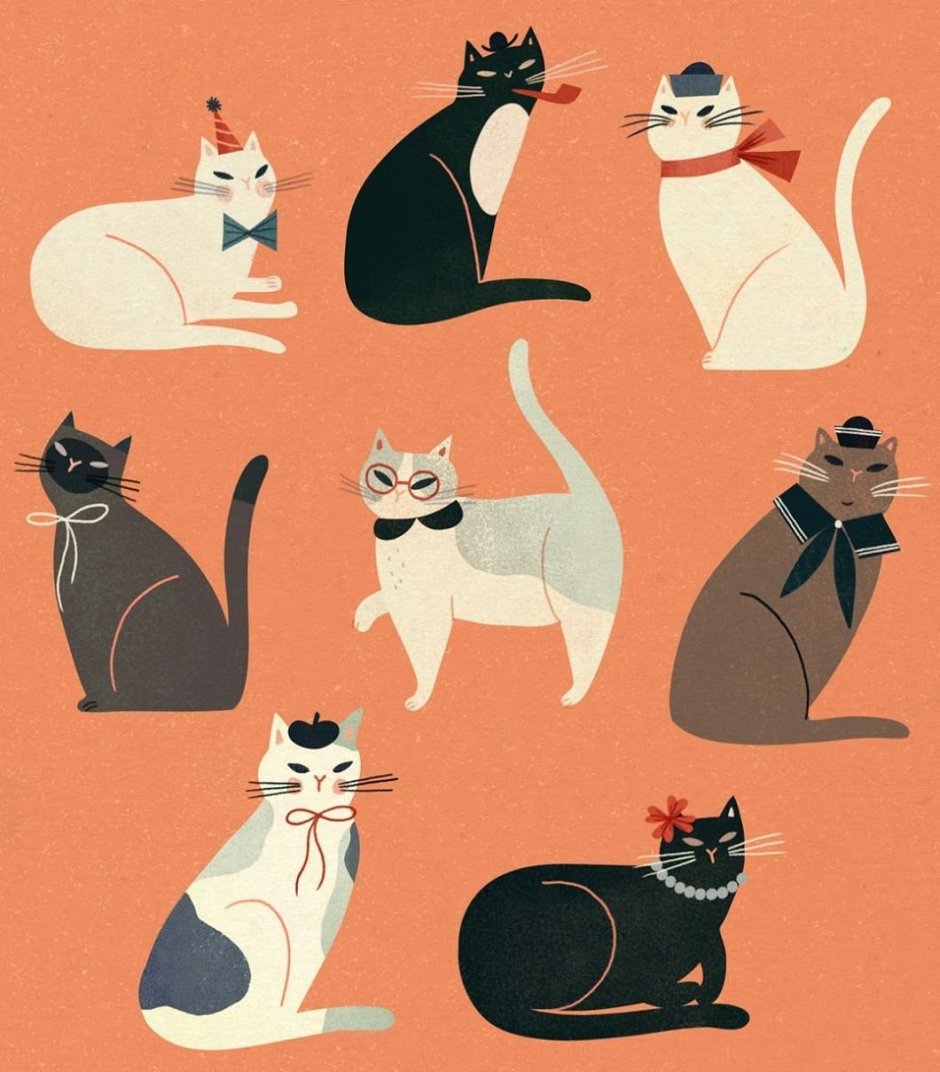 Стилизация котов