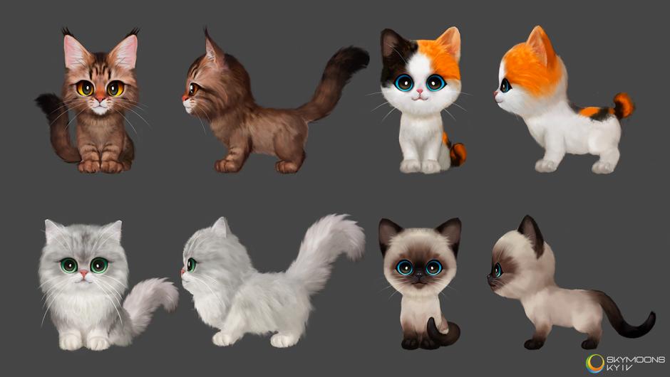 Котята из игры Kitten Match