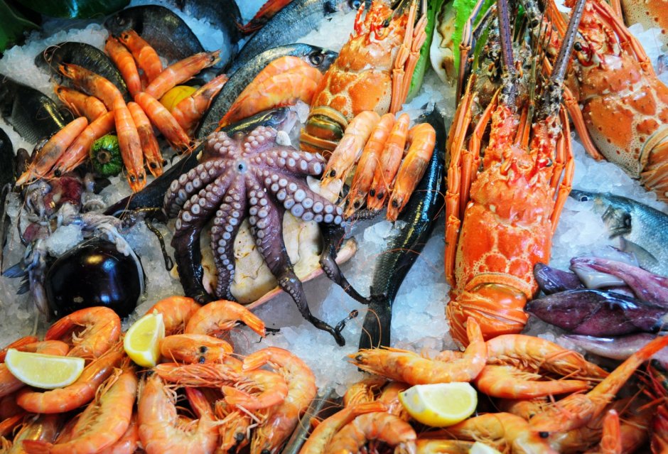 Экзотические морепродукты