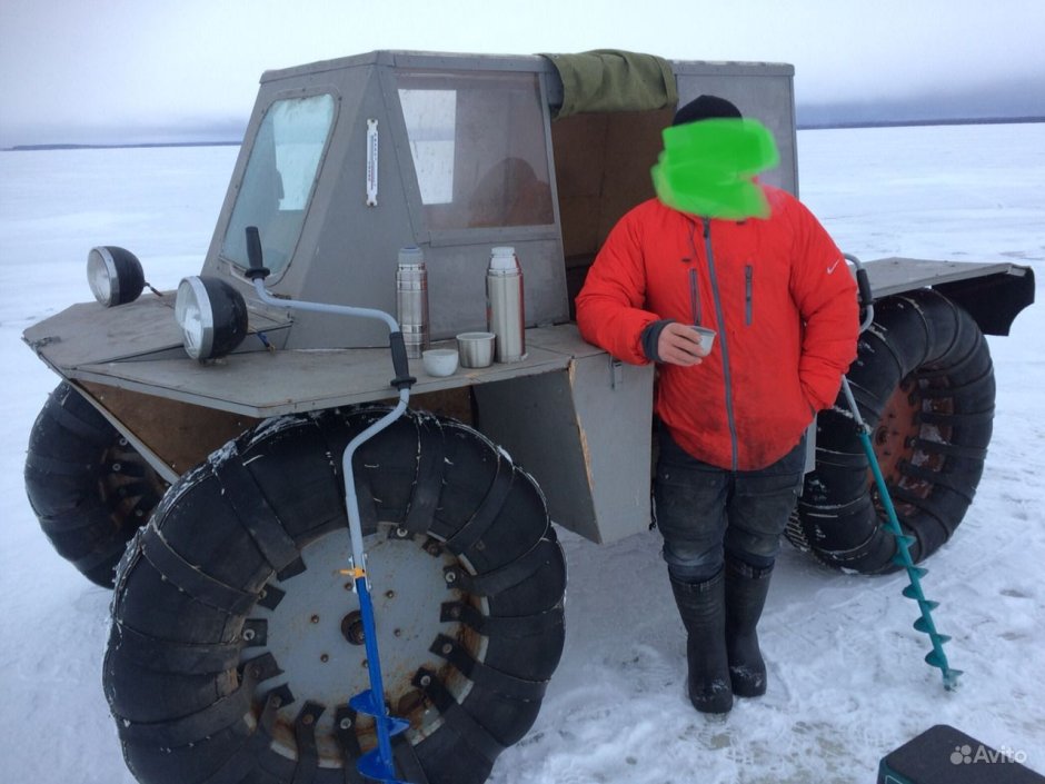 Болотоход 4 х4 из мотоблока Нева