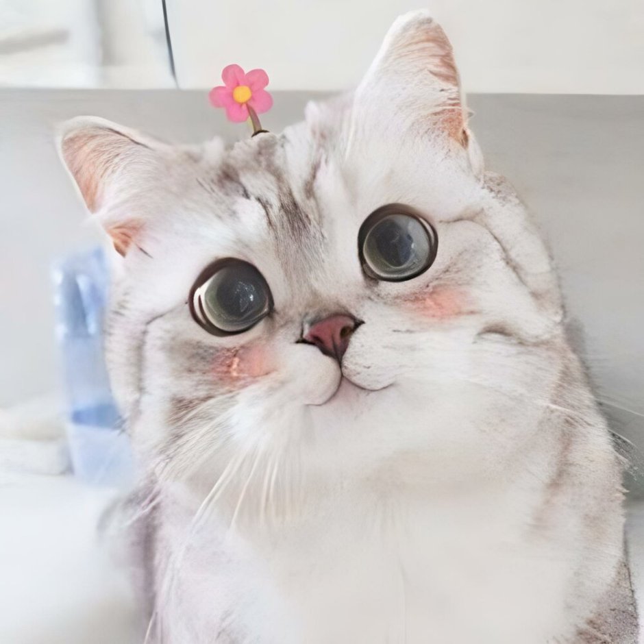 Кот с умильными глазами