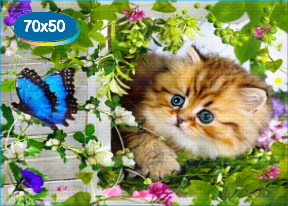 Алмазная мозаика коты и кошки