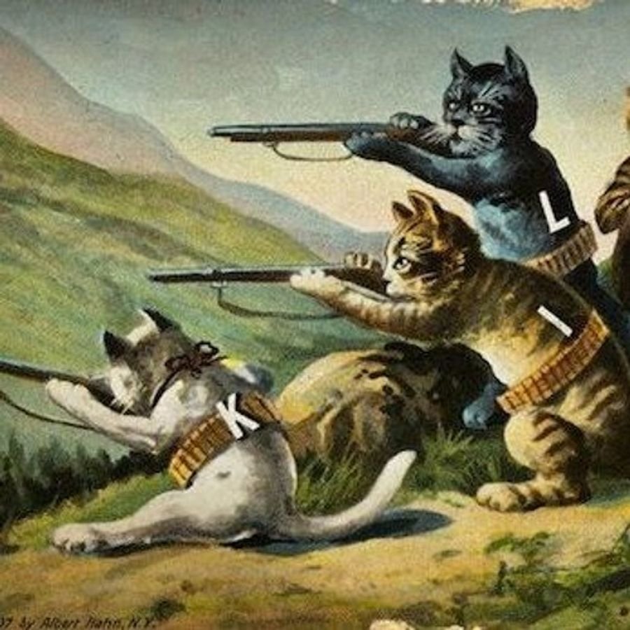 Художник Александр Завалий коты