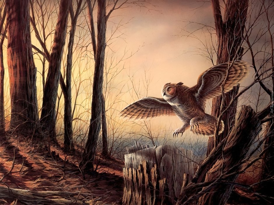 Terry Redlin картины с животными