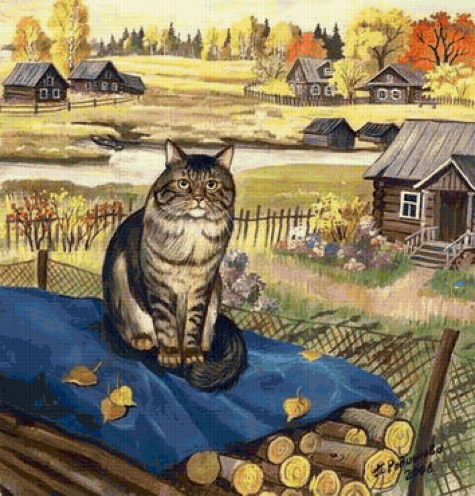 Художник Татьяна Родионова коты