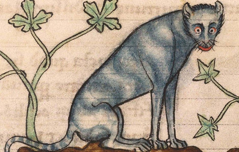 Коты в средневековой живописи