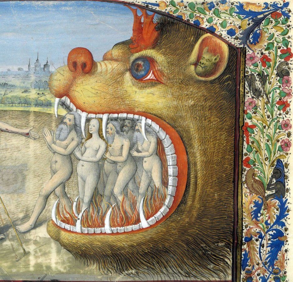 Средневековые коты с человеческими лицами