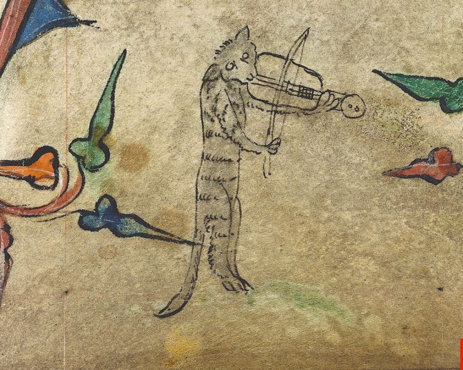 Средневековый Бестиарий кот