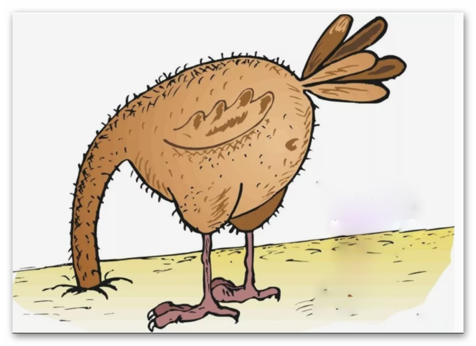 Смешной страус