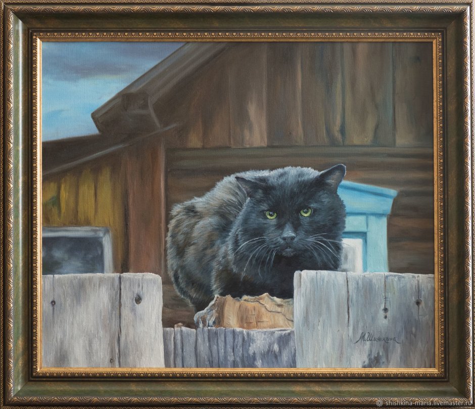 Деревенские коты в живописи