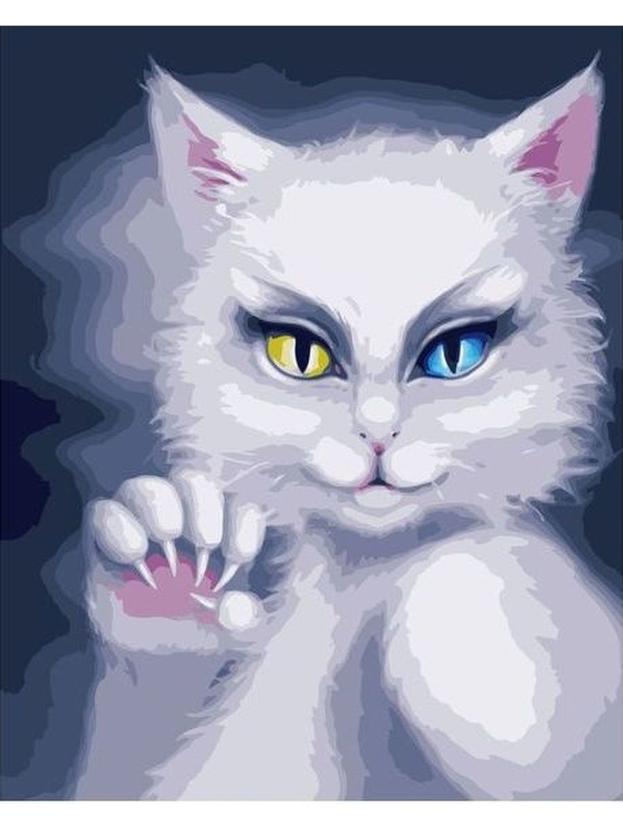 Красивая кошка арт