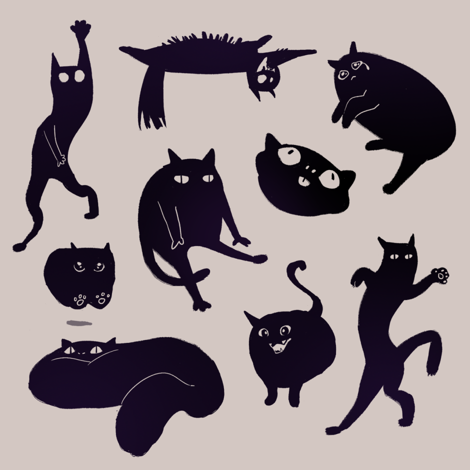 Кот арт