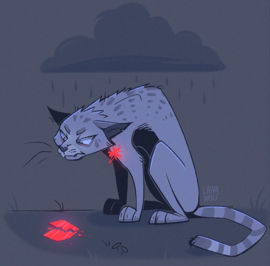 Коты Воители уголёк