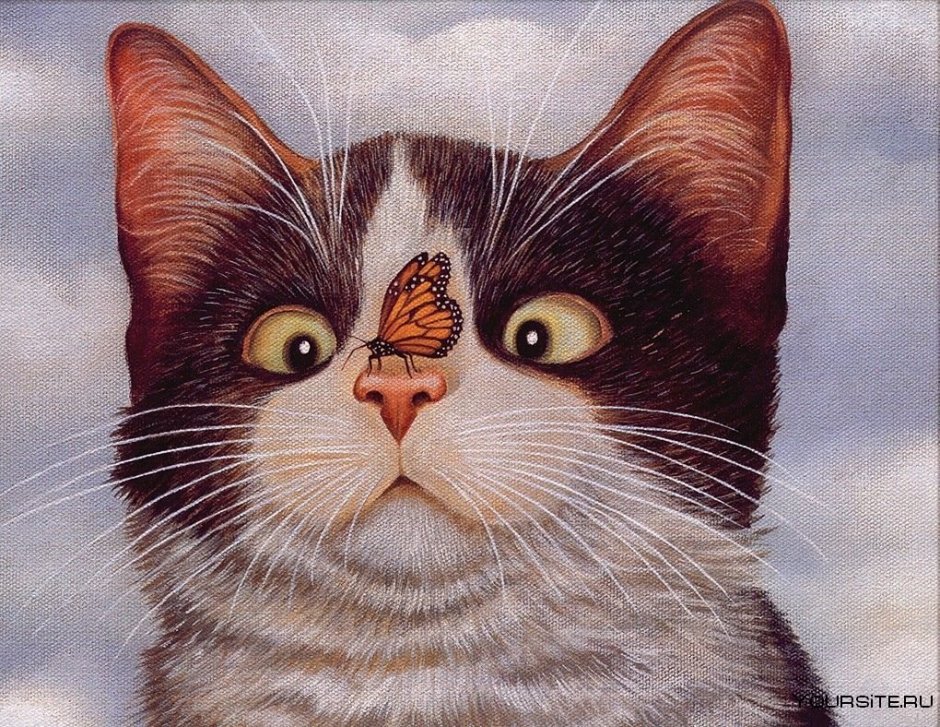 Бабочки живопись