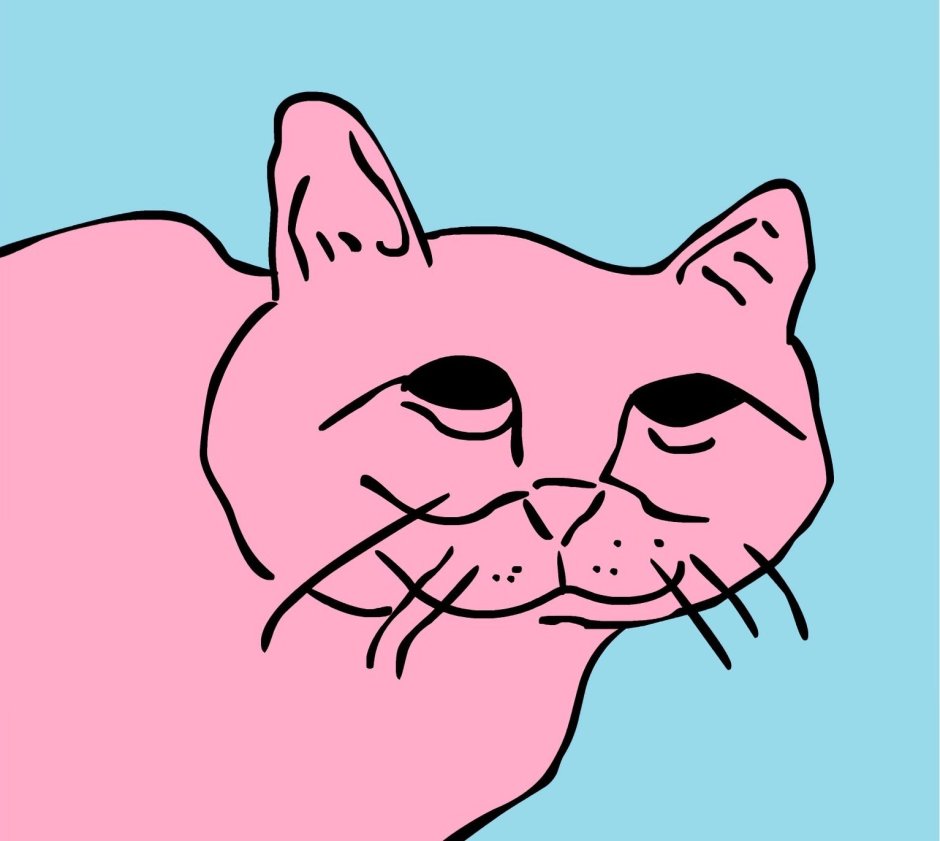Mao Стикеры розового котика