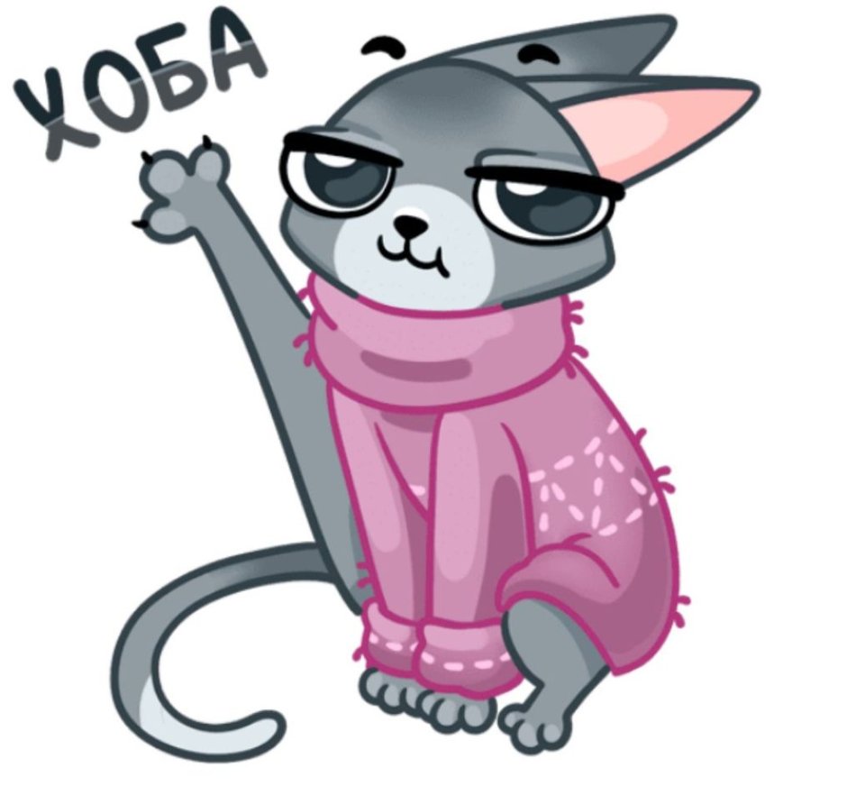 Кошечка с венком на голове