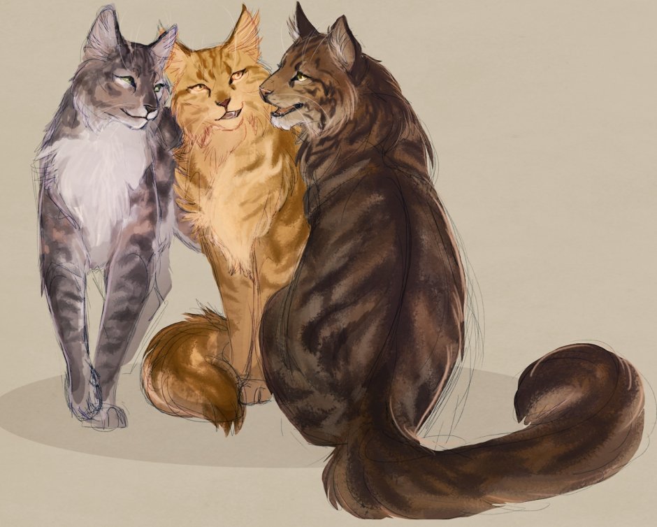 Коты Воители Ежевичная звезда и белка