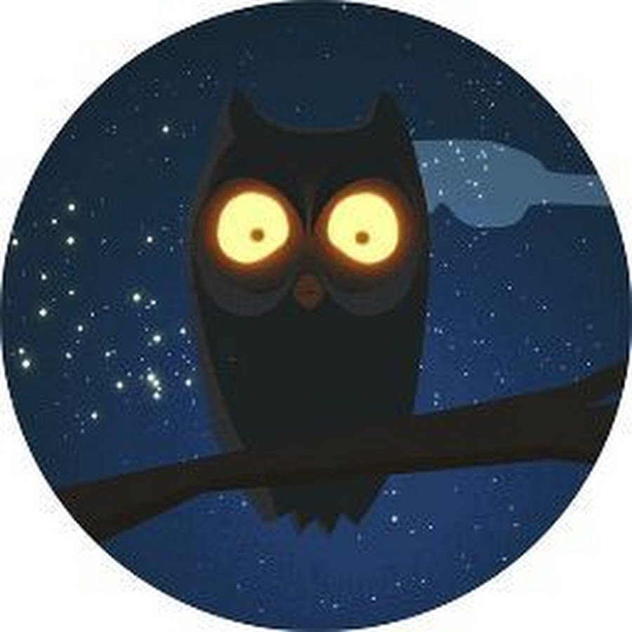 Тату Сова с луной