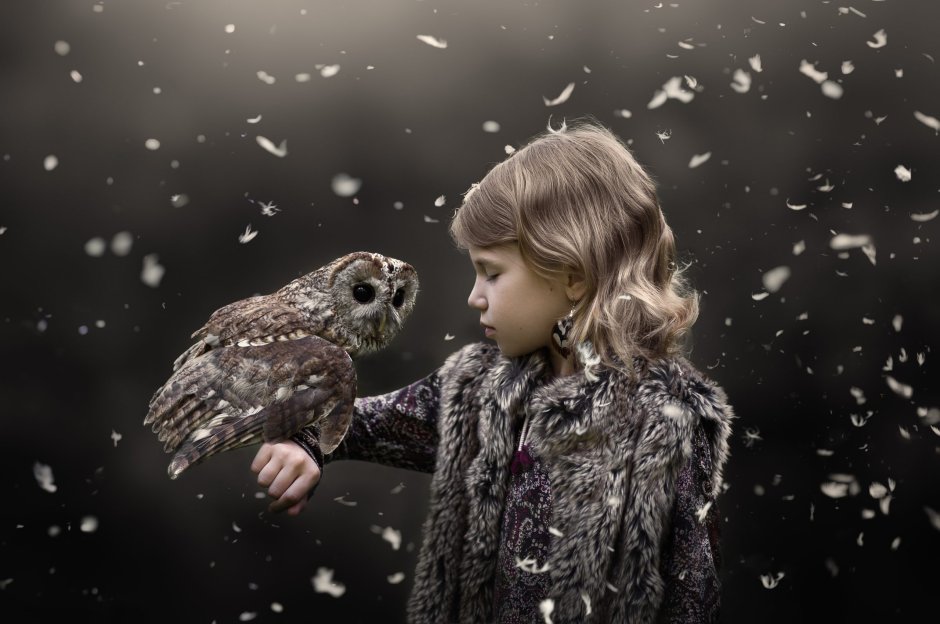 Фотосессия с совой