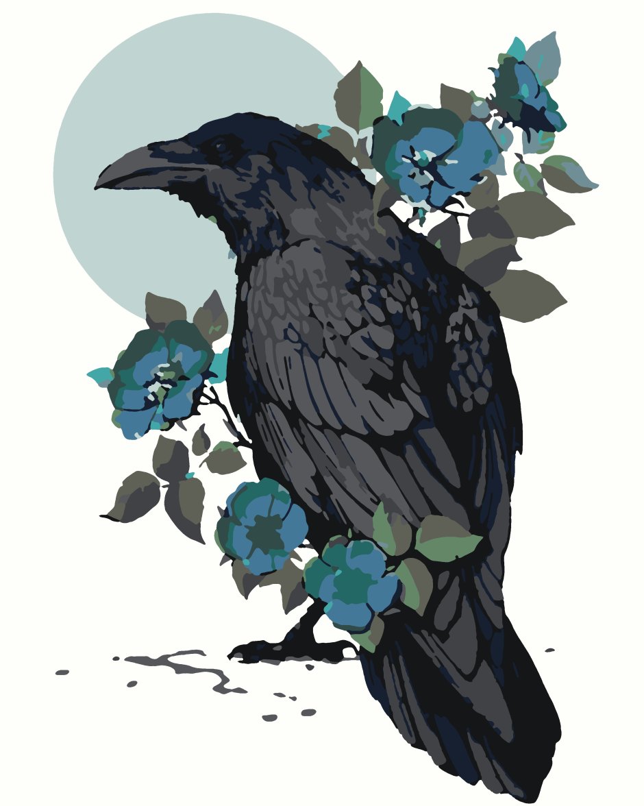 Ворон арт