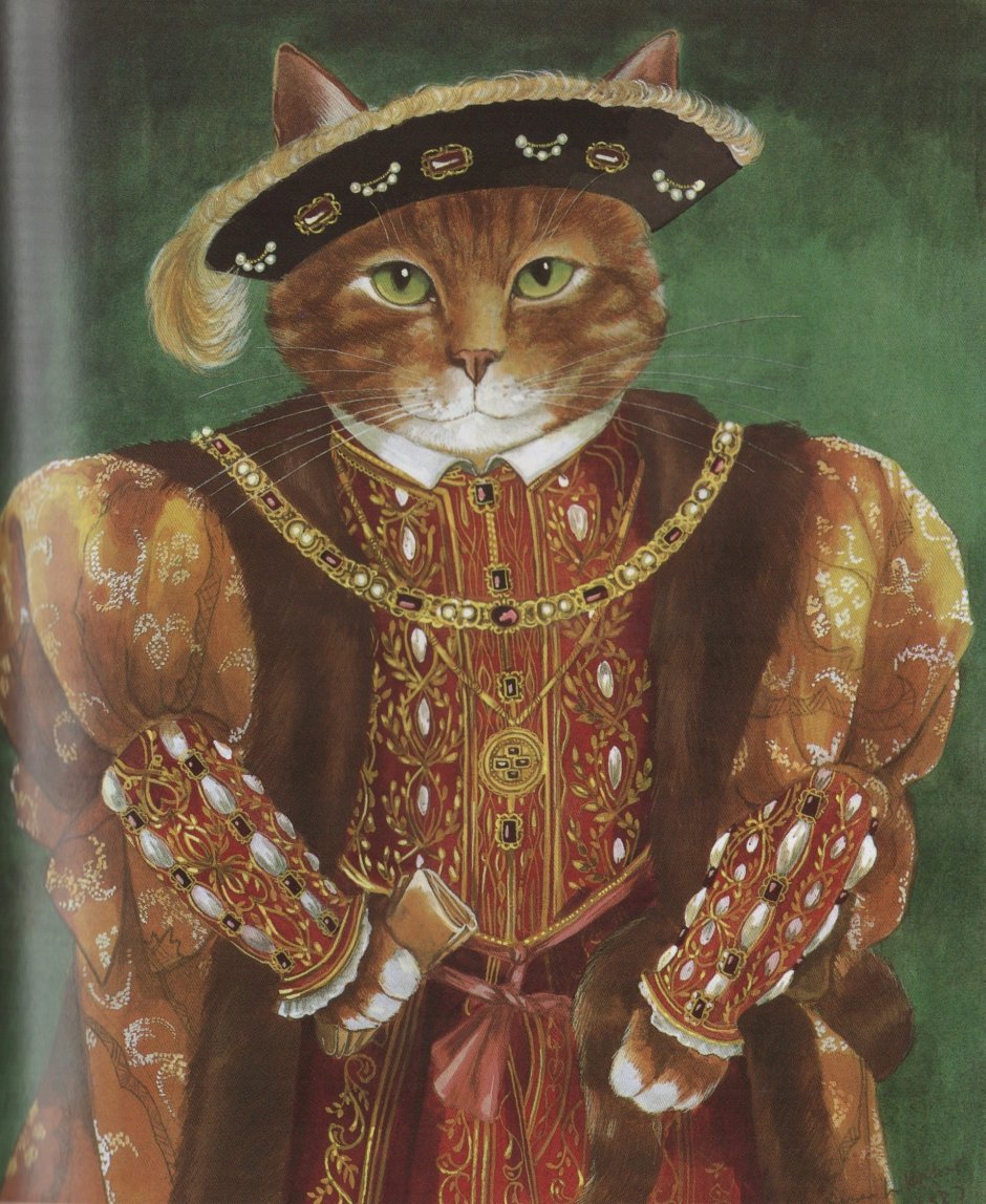 Кошки художница Susan Herbert -