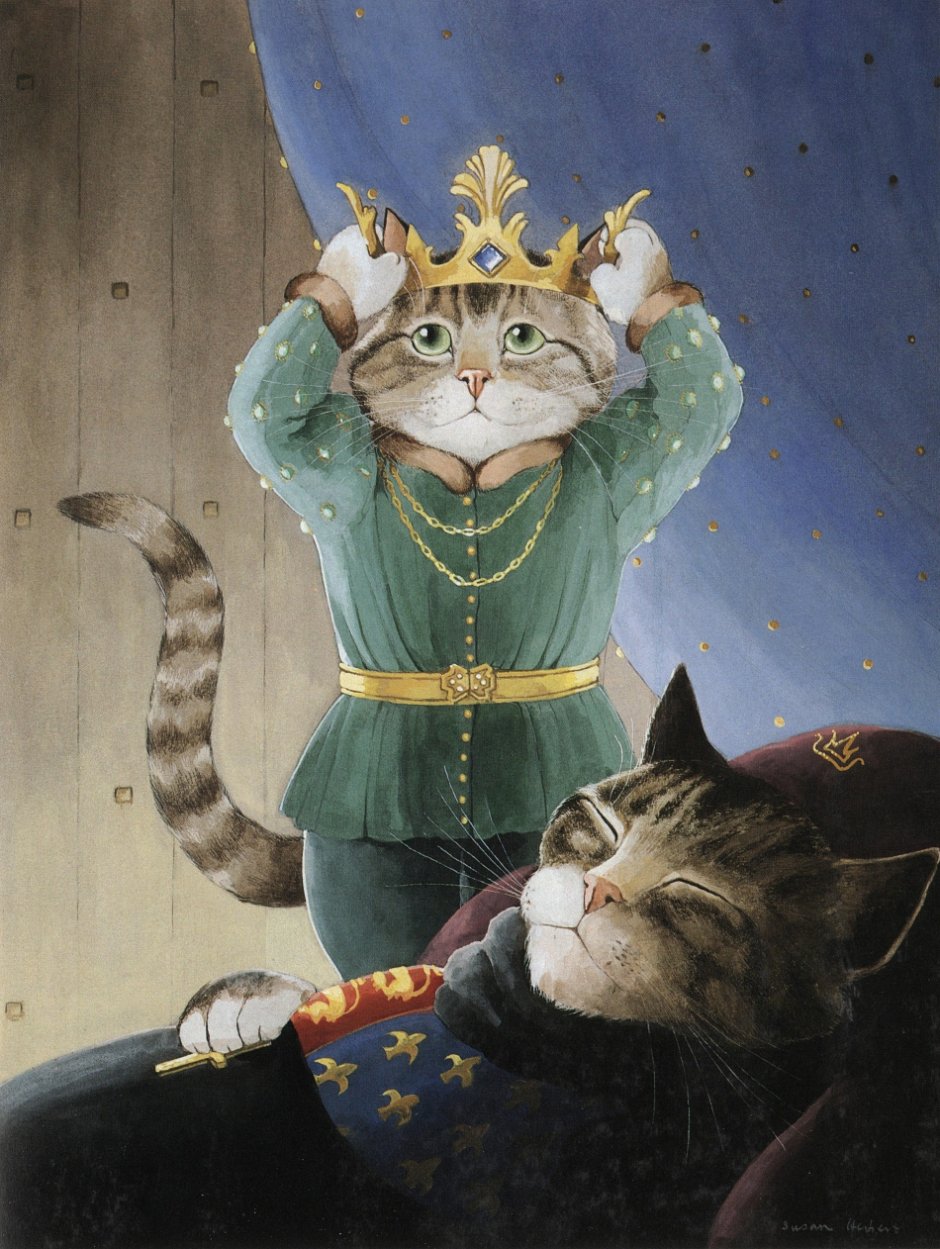 Британский кот в короне