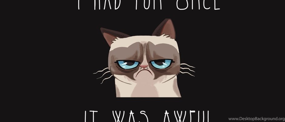 Grumpy Cat обои на рабочий стол