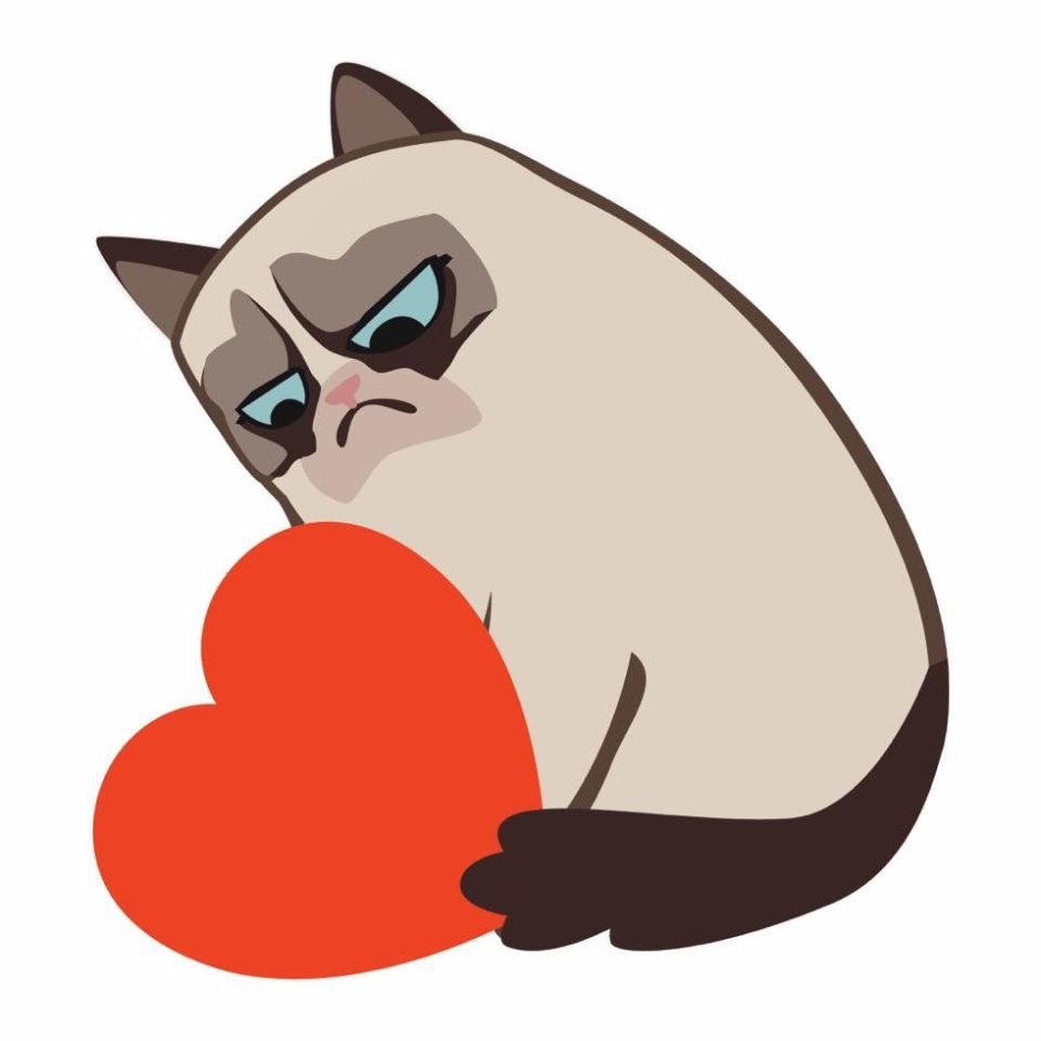 Сердитый кот Grumpy Cat