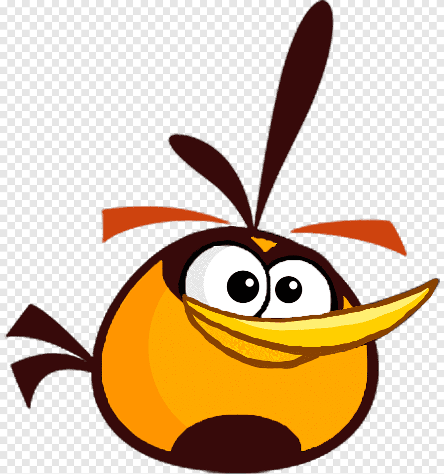 Две оранжевые птицы