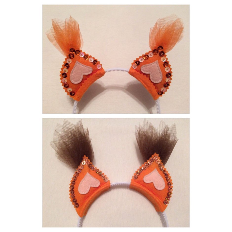 Ушки белочки на ободке