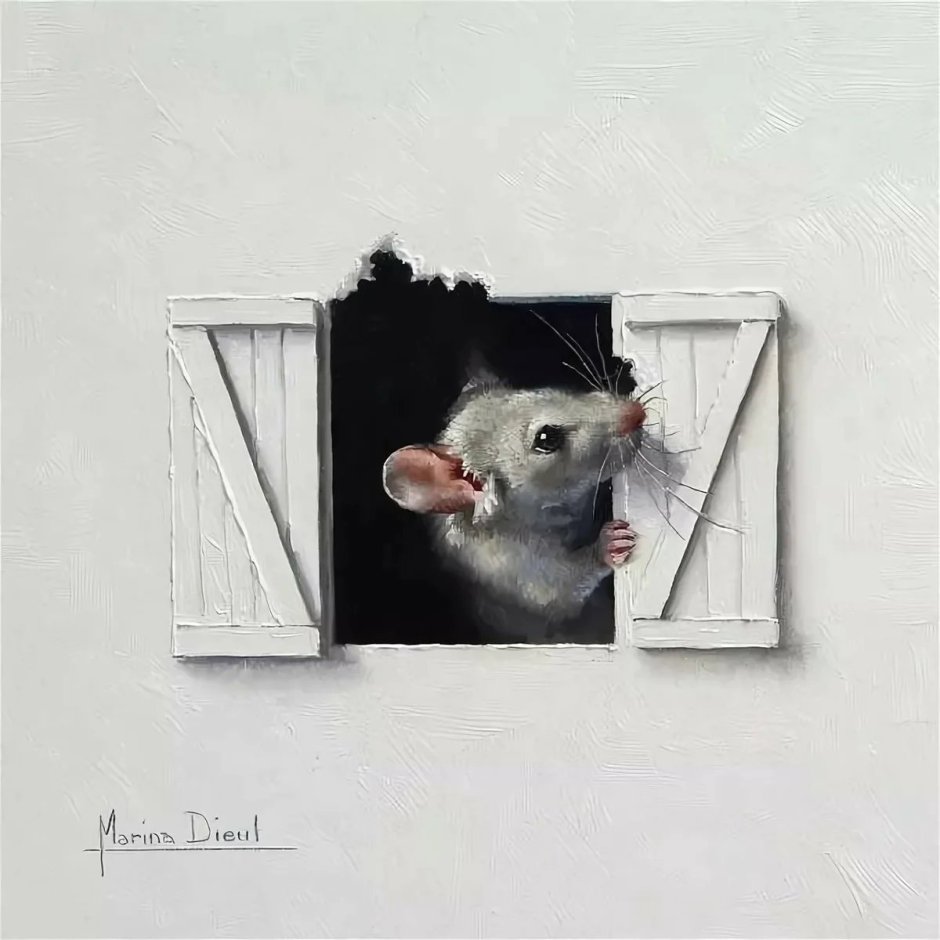 Две крысы обнимаются