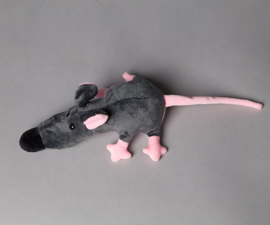 Мягкая игрушка крыса реалистичная