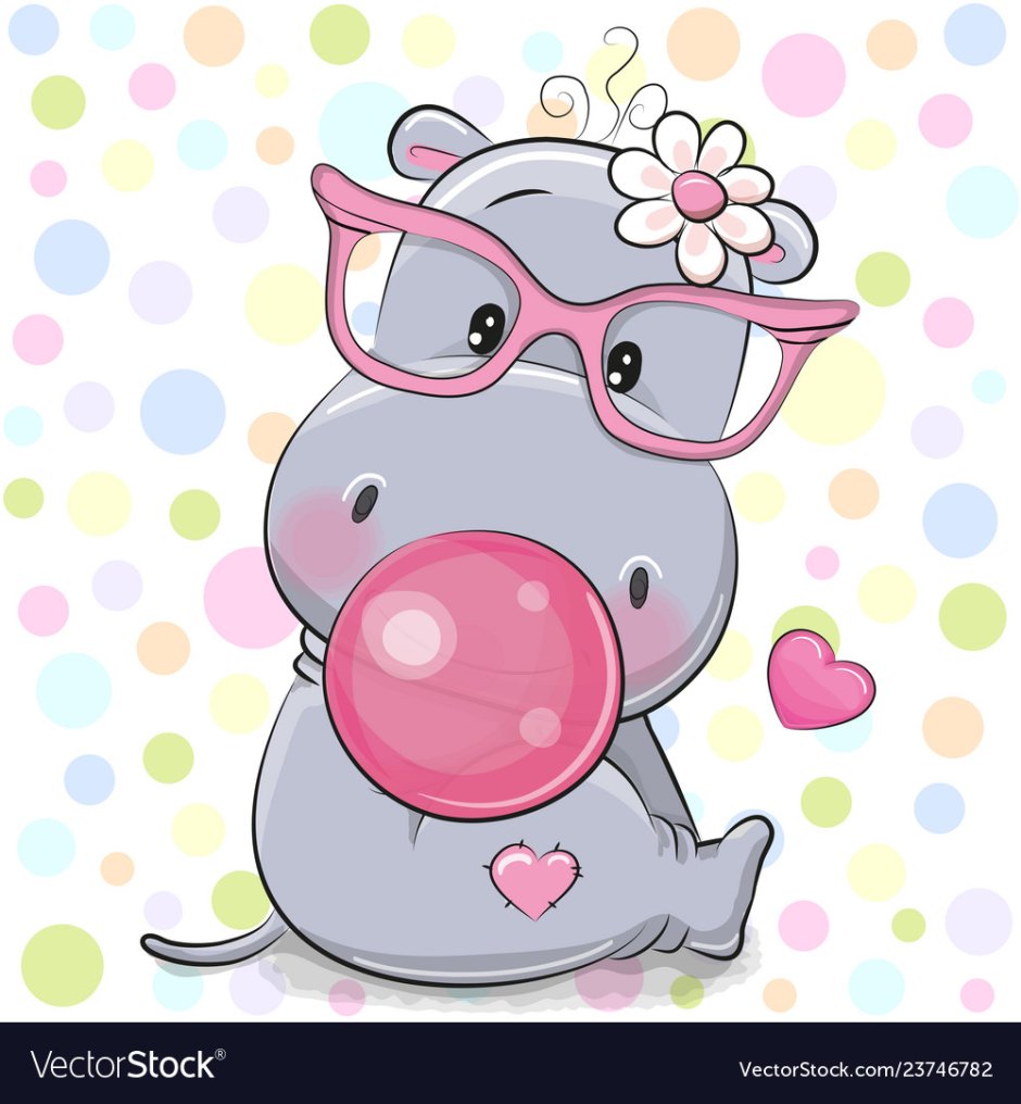 Милый Бегемотик девочка