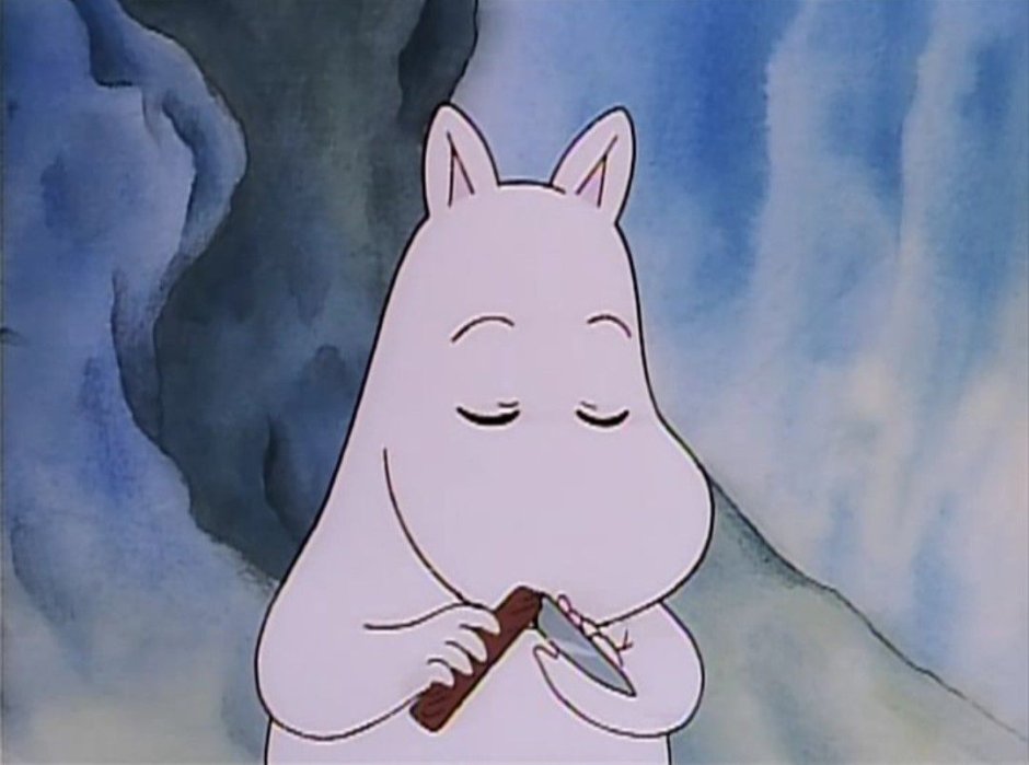 Пейзаж с бегемотом