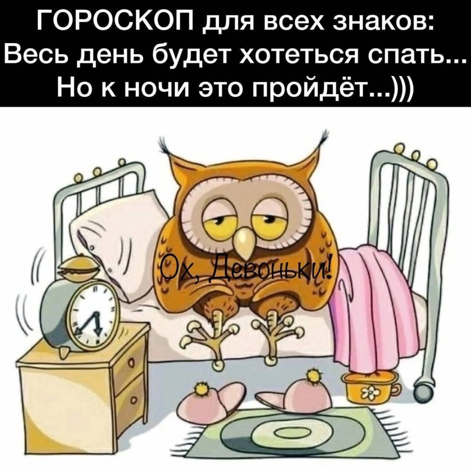 Сова карикатура