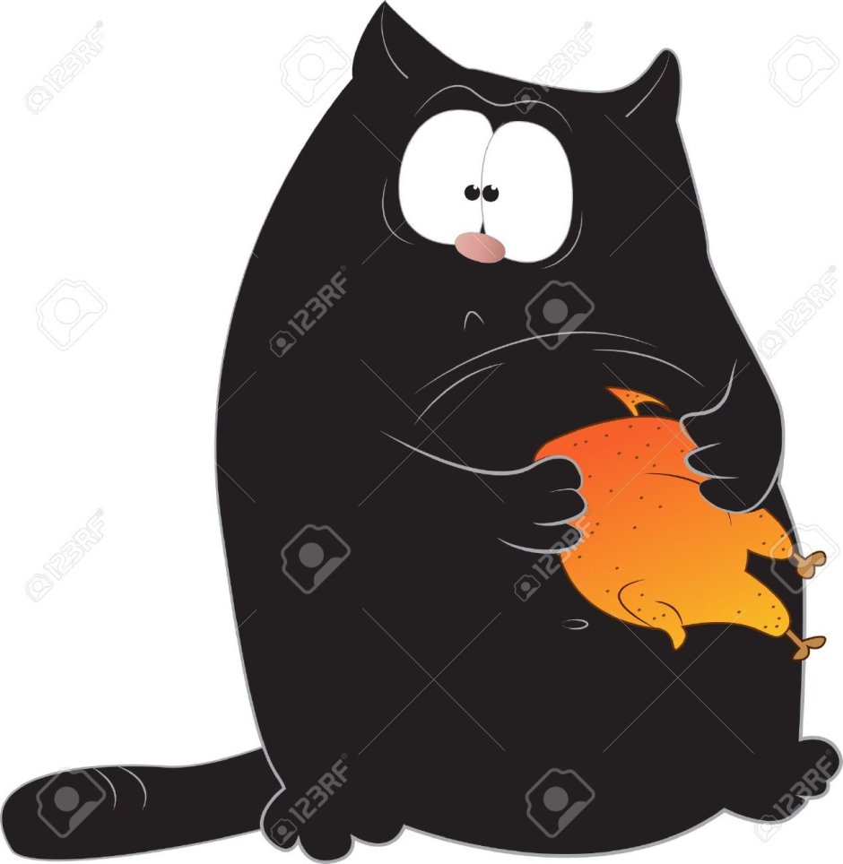 Сибирский кот черный