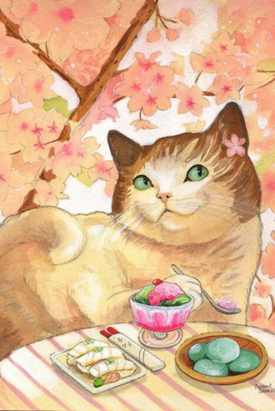 Иллюстрации с котами
