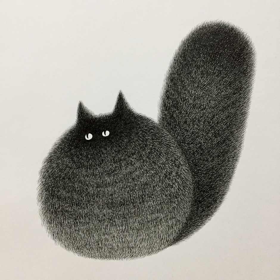 Черный кот Эстетика