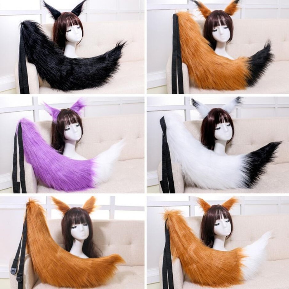 Кошачий хвост для костюма
